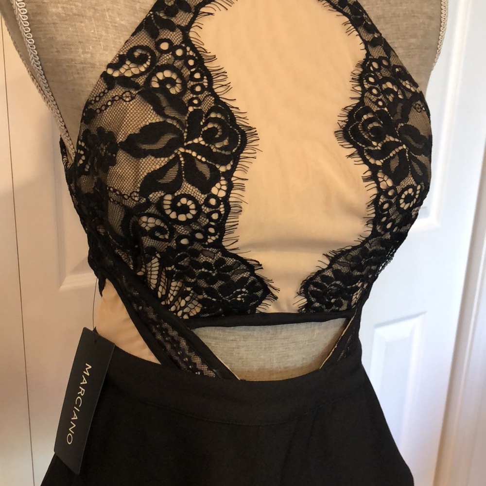 Marciano Peplum Halter Top - Picture 2 of 8